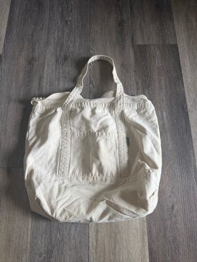 Amazon Cream Canvas Tote Bag